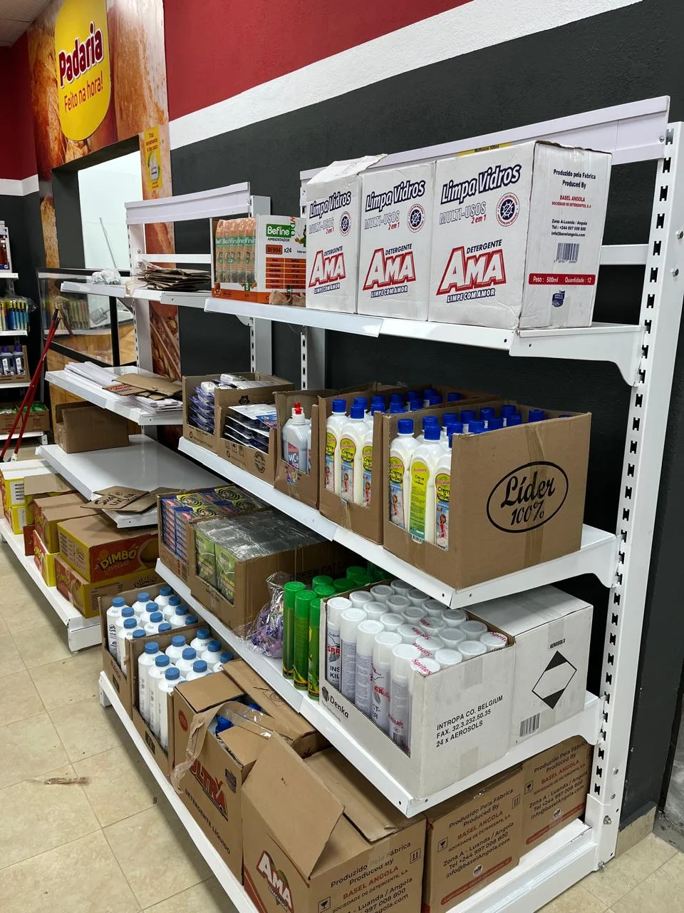 Estantes Supermercado Instalação